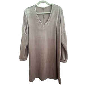 Madewell Velvet Dress New With tags Large Mauve color in the pink family